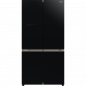 Hitachi R-WB640VRU0 (GBK) 4-Door SideBySide Refrigerator Glass Black