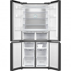 Toshiba 4-Door Refrigerator RF610WE-PMS(06) Black Inox