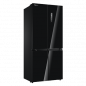 Toshiba Τετράθυρο Ψυγειο RF610WE-PGS(22) Black Glass
