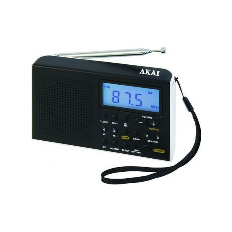 Akai AWBR-305 Φορητό Ραδιόφωνο Μπαταρίας Μαύρο