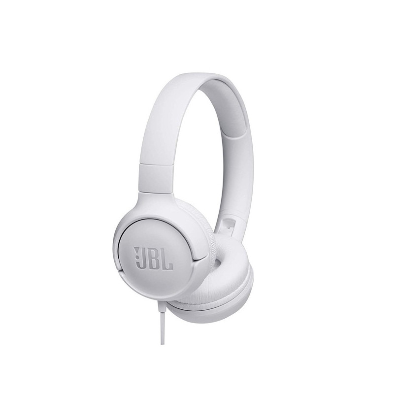 JBL T500 Ενσύρματα Ακουστικά, Άσπρο