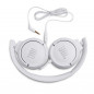 JBL T500 Wired Headset, White