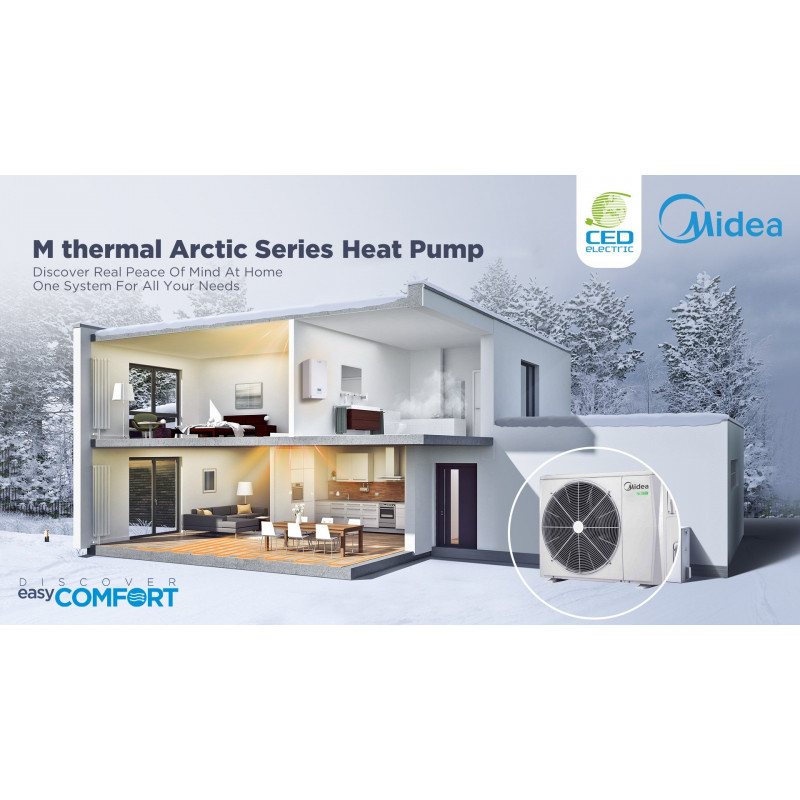 Midea HEAT PUMP MHC-V16W/D2RN8-B /16kW 65°C Monoblock