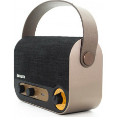 Aiwa RBTU-600 Portable Radio Rechargeable with Bluetooth and USB