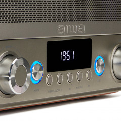 Aiwa BSTU-750BR Power Radio with Bluetooth and USB