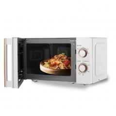 Izzy Microwave Oven With Wooden Details 20Lt IZ-8006