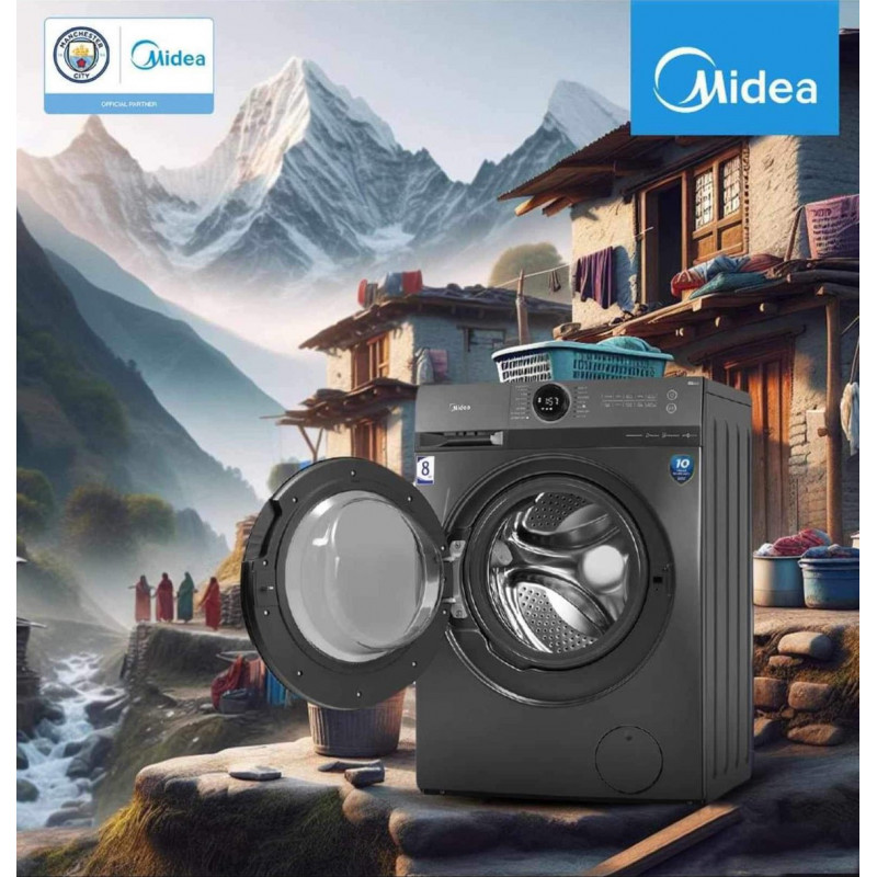 Midea MF200W80WB Washing Machine 8Kg Wi-Fi