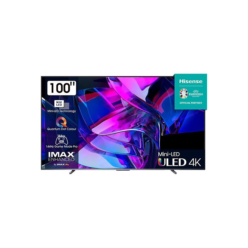 Hisense Smart ΤV 100" 4K UHD Mini LED 100U7KQ HDR