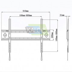 Kaloc 65″-100″ TV Mount KLC-E85