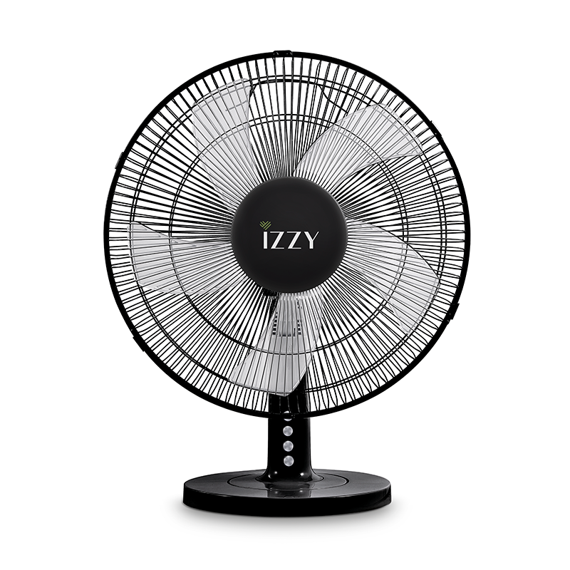 IZZY Επιτραπέζιος Ανεμιστήρας Μαύρος IZ-9023 16΄΄– 50W