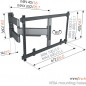 Vogels ELITE TVM5645-G TV Wall Mount 60x40 Turn up to 77''