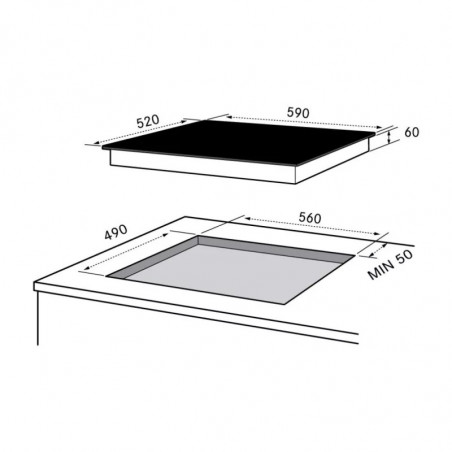 Midea  MIH-653A  Επαγωγική Εστία