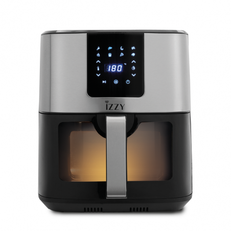 IZZY  Φριτέζα αέρος Digital Inox XXL 9Lt με Παράθυρο IZ-8227