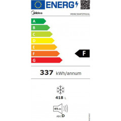 Midea MDRC564FZF01GL Καταψύκτης Μπαούλο 418lt