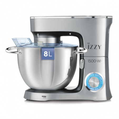 izzy Kitchen Machine New Grey 1500W 8Lt IZ-1503