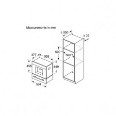 BOSCH CTL9181B0 Series 8, Πλήρως Εντοιχιζόμενη Αυτόματη Καφετιέρα