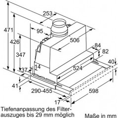 Bosch Sliding Hood Series 4 / DFR067A52