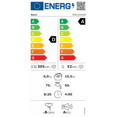 Bosch Πλυντήριο Στεγνωτήριο 10.5/6Kg Series 8 / WNC254A0GR