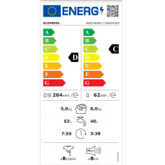 Blomberg WasherDryer 8/5 Kg  / BWD384W3