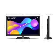 Sharp 24" Smart TV / 24EE3E