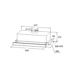 Midea Sliding Hood / 60L03-B