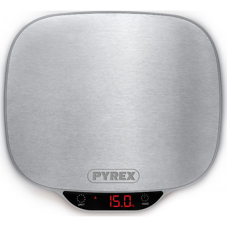 Pyrex XL SB-720 Ψηφιακή Ζυγαριά Κουζίνας 1gr/15kg Inox