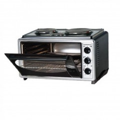 Princess AF-4000 Electric Countertop Oven 40lt with 3 Burners and Hot Air Function