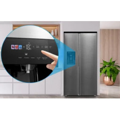 Midea MDRS761MYC46 Two Door Refrigerator Inox