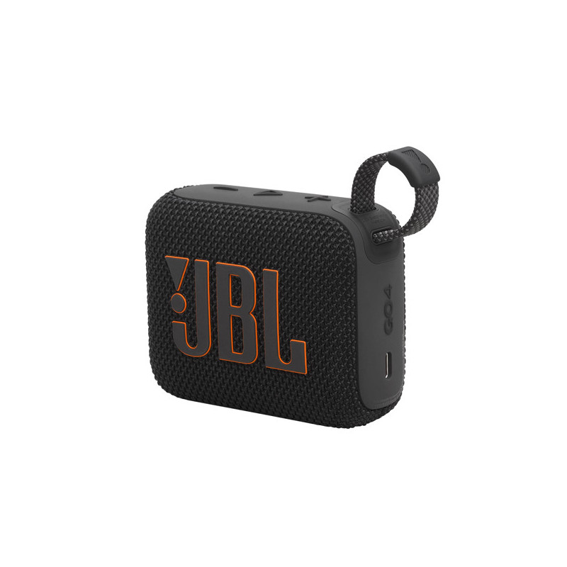 JBL Go 4 Portable Bluetooth Waterproof Speaker, Black JBL Go 4 Portable Bluetooth Waterproof Speaker, Black