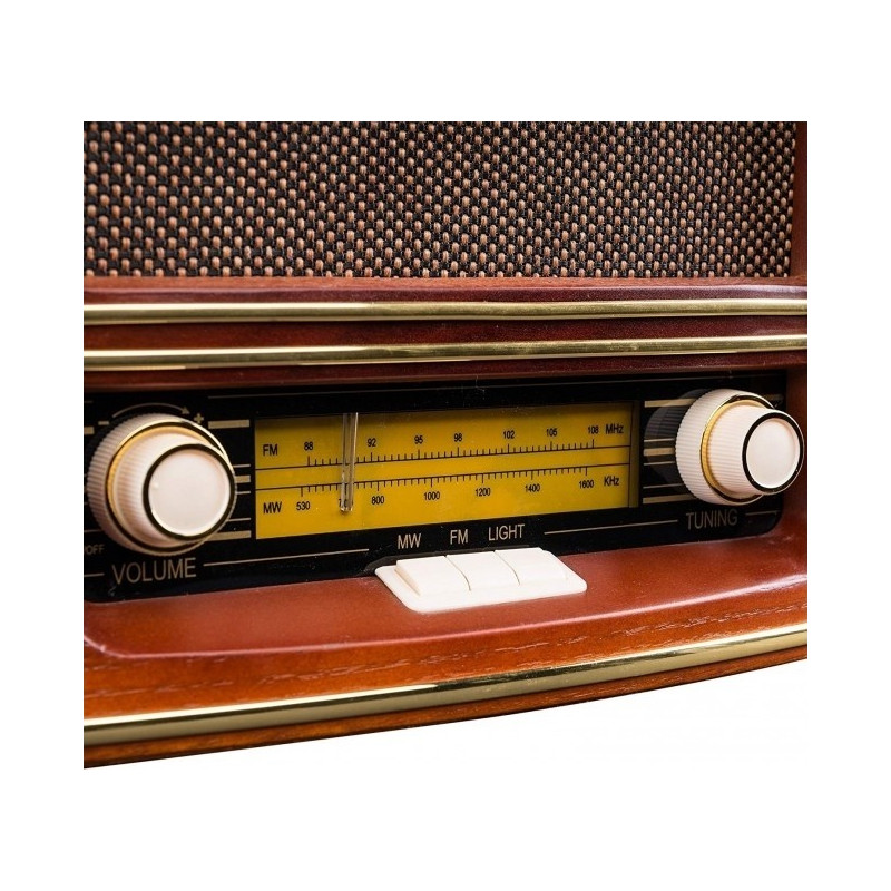 Roadstar HRA-1500N Radio Portátil Analógica FM Vintage