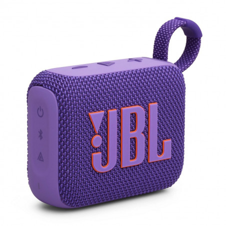 JBL Go 4 Portable Bluetooth Waterproof Speaker, Purple