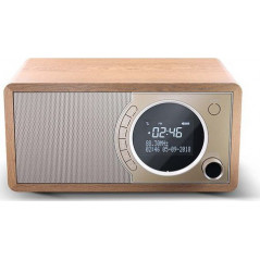 Sharp DR-450 Tabletop Radio Electric DAB+ with Bluetooth Brown