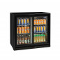Frigelux AB208 refrigerated showcase forced air double glass door gas