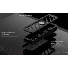 Midea 6F7488G427Y  Induction Hob with Integrated Ventilation System