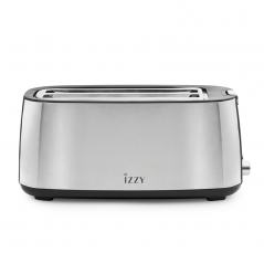 Izzy 4 Slices Inox Toaster IZ-9104
