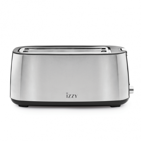 Izzy 4 Slices Inox Toaster IZ-9104