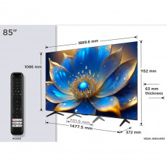 TCL 85" QLED 85P7K Google TV 4K