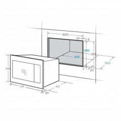 Midea Built In Microwave TG925E3BKS