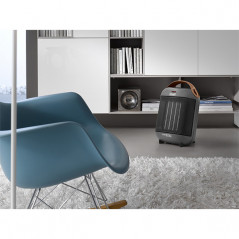 DELONGHI HFX-30C18.AG Αερόθερμο Δωματίου, Μαύρο