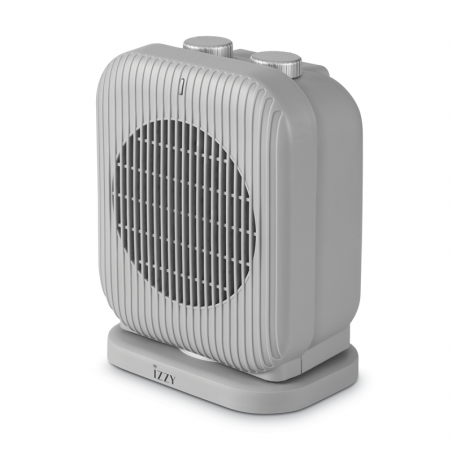 IZZY Bathroom & Room Oscillating Fan Heater Grey ΙΖ-9037