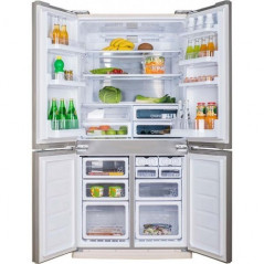 Sharp SJ-EX820F2SL 4-Door SideBySide Refrigerator