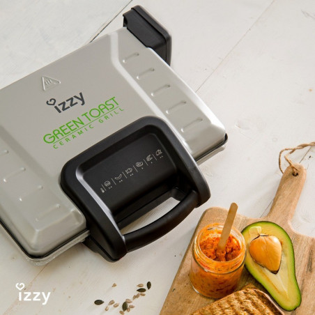 izzy Contact Grill Green Toast XL