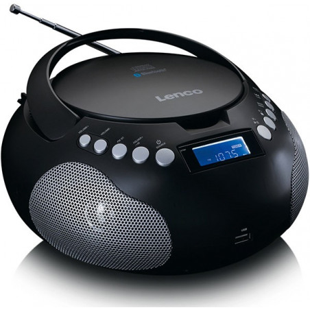 Lenco Portable FM Radio CD-USB Player With Bluetooth SCD-331