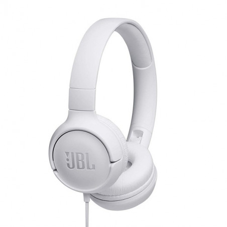 JBL T500 Wired Headset, White